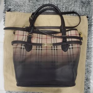 Burberry Haymarket tote bag